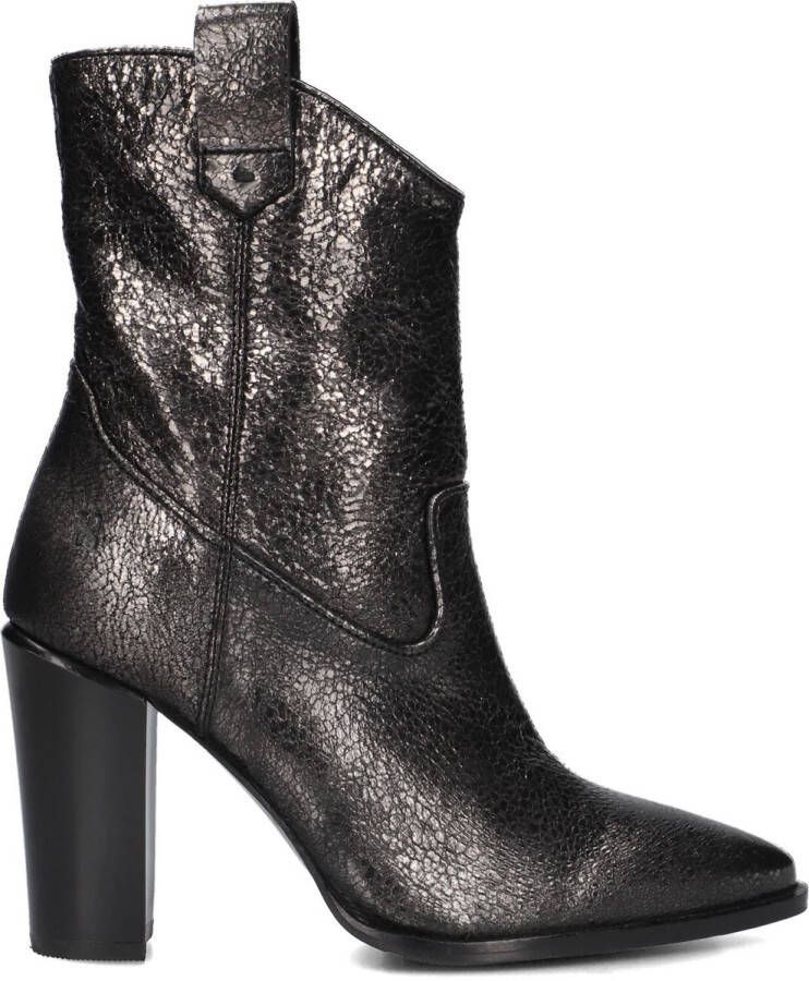 Bronx Next Americana Enkellaarsjes Enkelboots met rits Dames Zilver