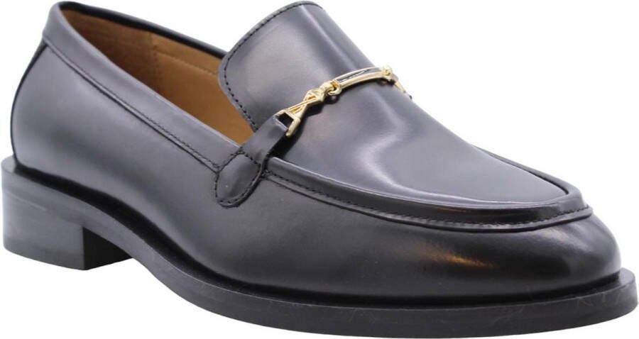 Bronx Next-wagon 66492-o Loafers Instappers Dames Zwart