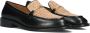 Bronx Zwarte Leren Loafers met Stijlvolle Details Black Dames - Thumbnail 13