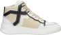 Bronx Old cosmo 47406 Hoge sneakers Leren Sneaker Dames Wit - Thumbnail 3