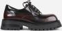 Bronx Urban Low Shoe Zwart Bordeaux Brown Dames - Thumbnail 1