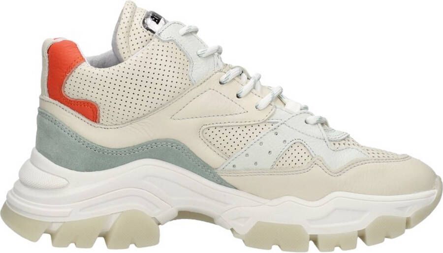 Bronx Tayke-over 47309 Hoge sneakers Leren Sneaker Dames Beige