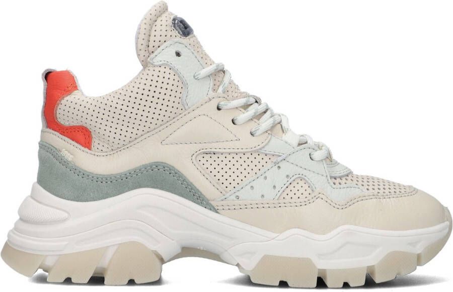 Bronx Tayke over 47309 Hoge sneakers Leren Sneaker Dames Beige