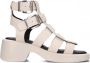 Bronx Vita-sandal 84937 Sandalen Dames Wit - Thumbnail 5