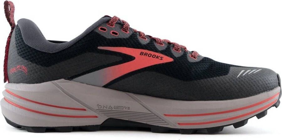 Brooks Cascadia 16 GTX Dames Sportschoenen Trail zwart grijs roze