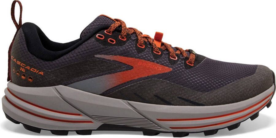 Brooks Cascadia 16 GTX Sportschoenen Mannen Bruin Grijs Oranje