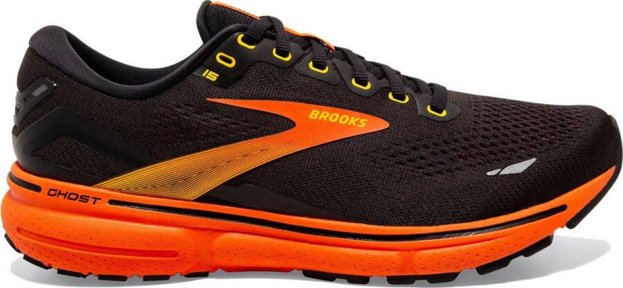 Brooks Ghost 15 hardloopschoenen heren zwart dessin