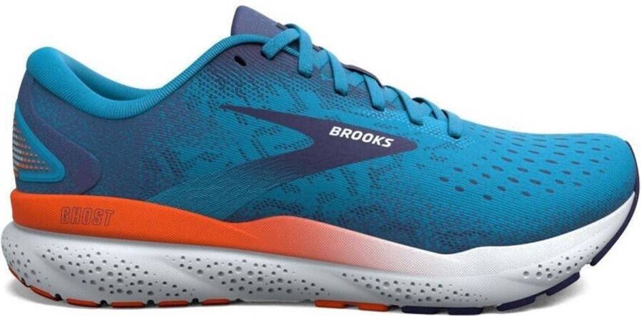 Brooks Ghost 16 Hardloopschoenen Blue Orange Normal Fit Heren