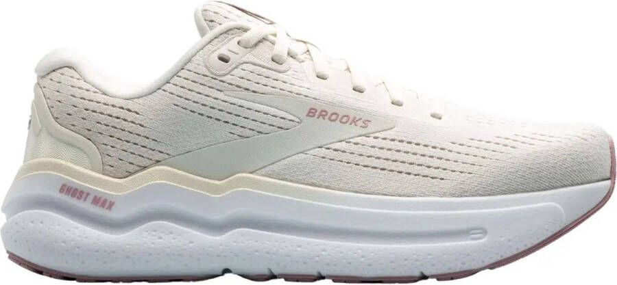 Brooks Ghost Max 2 hardloopschoenen dames beige