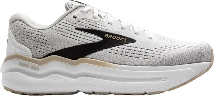 Brooks Ghost Max 2 hardloopschoenen heren wit