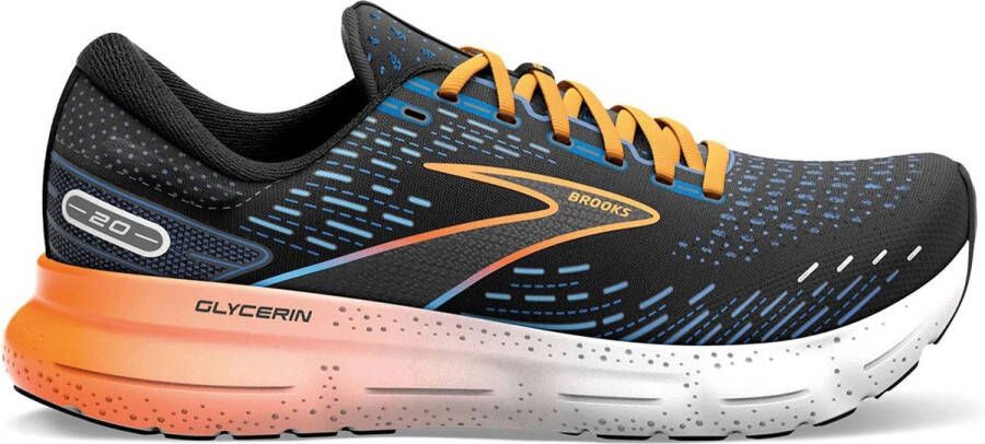 Brooks Glycerin 20 Zwart Hardloopschoenen Heren