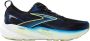 Brooks glycerin 22 Running schoen nt heren Zwart-Blauw - Thumbnail 1