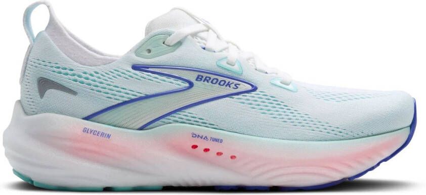 Brooks Glycerin 22 Hardloopschoenen White Limpet Shell Dames