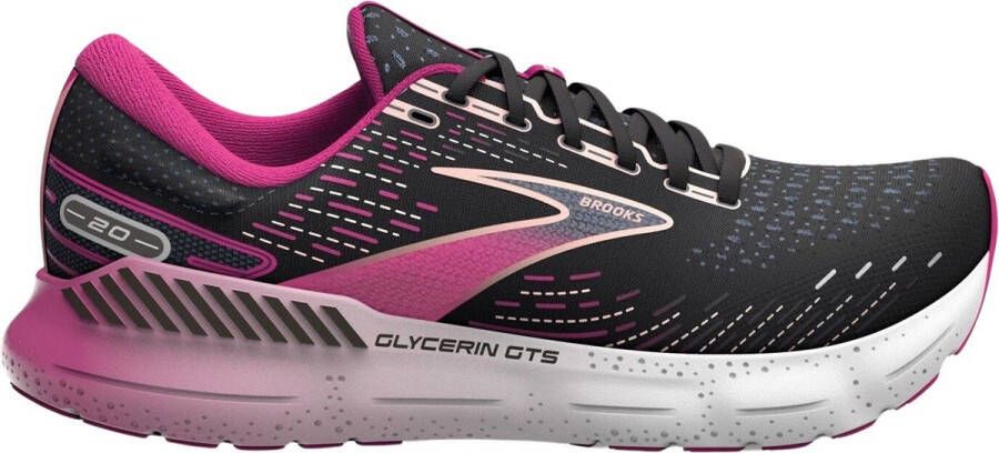 Brooks Glyecerin GTS 20 hardloopschoenen dames zwart dessin