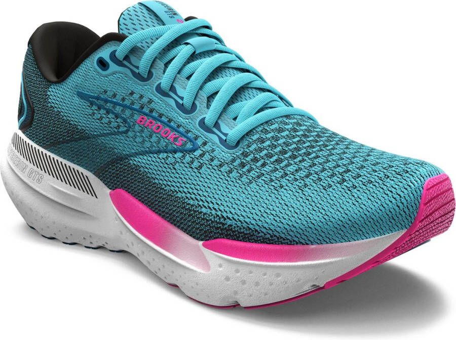 Brooks glycerin gts 21 Hardloopschoenen dames anti-pronatie Blauw-Multicolour