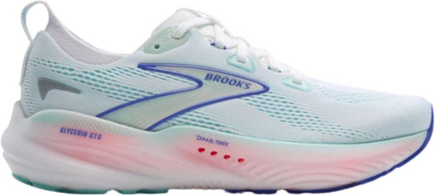 Brooks Glycerin GTS 22 Hardloopschoenen Dames Wit