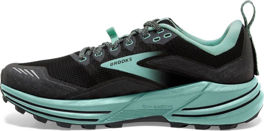 Brooks Cascadia 16 Hardloopschoen Trail Donkergrijs Turkoois