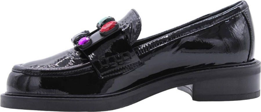 Brù Milano Stijlvolle Unimak Mocassin Loafers Black Dames