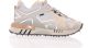 Bruin Tinten Ha-cker 66430 Lage sneakers Leren Sneaker Dames Beige - Thumbnail 2