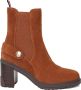 Bruin Tinten Outdoor High Heel Boot Enkellaarsjes Dames Bruin - Thumbnail 2