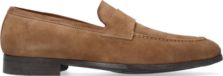 Bruin Tinten bruiloft 22816 Loafers Instappers Heren Beige