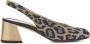 Brunate Dames Pumps Damesschoenen Suède Leopardprint Geen hoogte 2 cm 51393 Leopard - Thumbnail 1