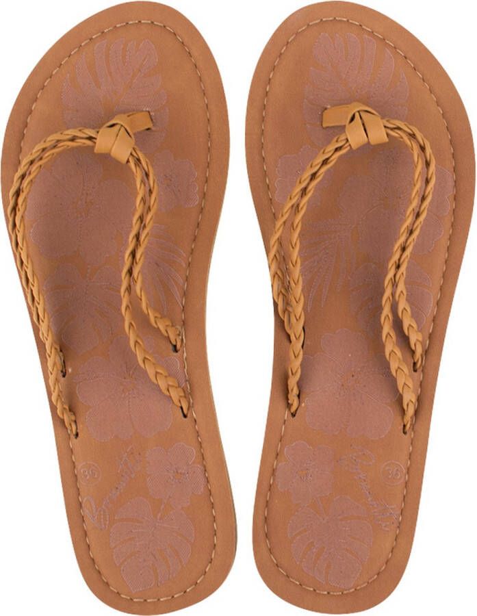 Brunotti dames teenslippers giada bruin