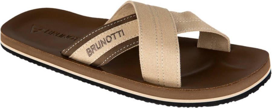 Brunotti Ebbet Heren Flip Flops Beige