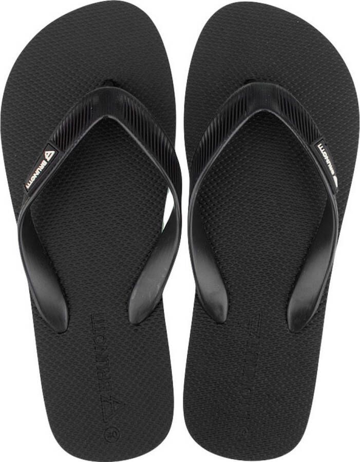 Brunotti teenslippers jaxson zwart