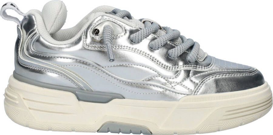 Brx By Bronx Skat-err dames sneaker Zilver