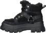 Buffalo Aspha Com Mid Warm dames veterboot Zwart - Thumbnail 2