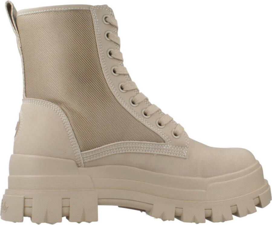 Buffalo Aspha Com2 Lace Up Mid Boots Schoenen cream maat: 42 beschikbare maaten:36 37 38 39 40 41 42