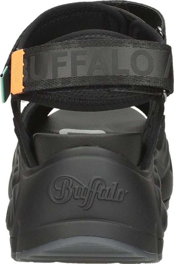 Buffalo Dames Binary 0 Sleehak Sandaal Black Dames