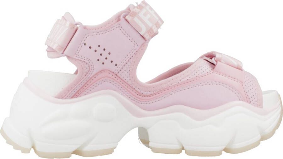 Buffalo Moderne Platte Sandalen voor Vrouwen Pink Dames