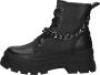 Buffalo Boot With Chain Veterschoenen Hoog zwart - Thumbnail 1