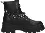 Buffalo Boot With Chain Veterschoenen Hoog zwart - Thumbnail 1