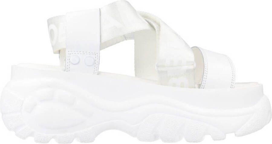 Buffalo Chunky Sole Classic Sandals White Dames