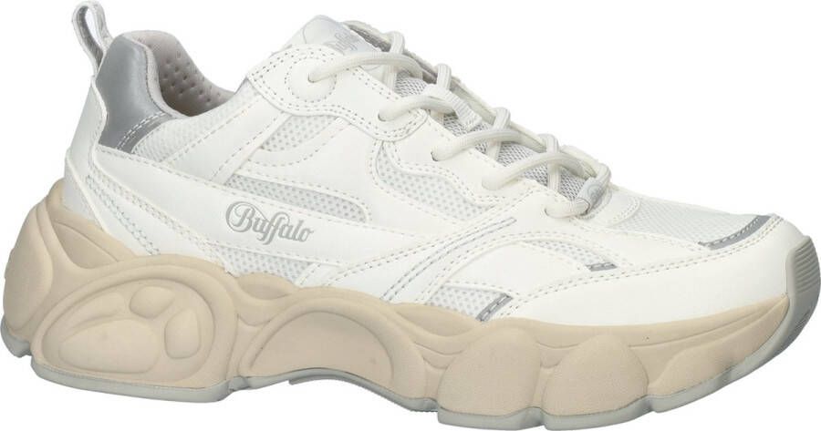 Buffalo Cld Run Rt Trendy Sneakers Dames white silver grey maat: 37 beschikbare maaten:36 37 38 39 40 41