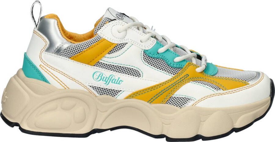 Buffalo Cld Run Rt Trendy Sneakers Dames silver orange green maat: 36 beschikbare maaten:36 37 38 39 40 41