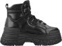 Buffalo Fusion Hybrid Mid Top Sneakers Black Dames - Thumbnail 1