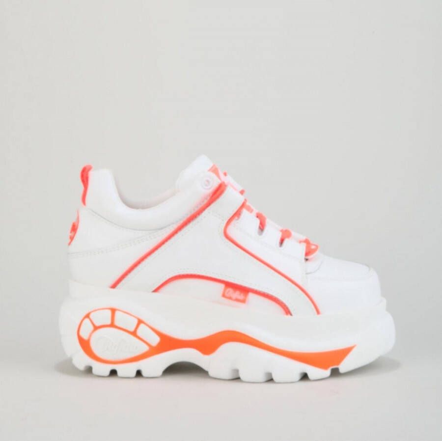 Buffalo London 1339-14 2.0 White Neon Orange Leather ORANJE