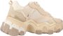 Buffalo Vegan Nappa Nubuck Mesh Damessneakers Beige Dames - Thumbnail 1