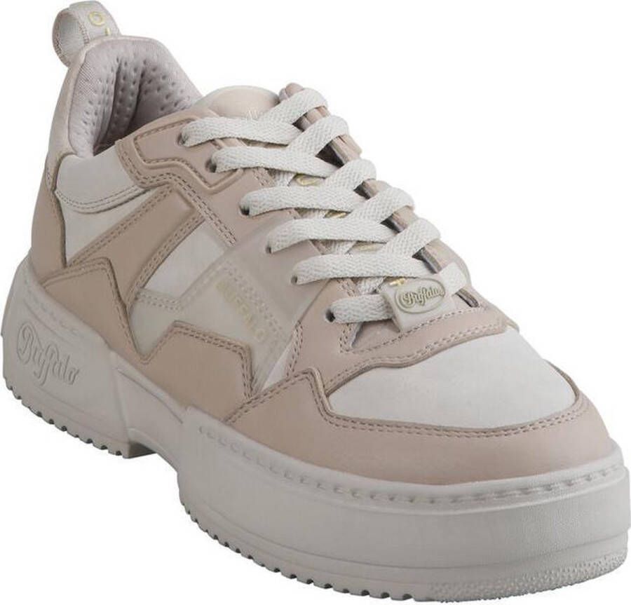 Buffalo Stijlvolle Sneakers voor Vrouwen Beige Dames