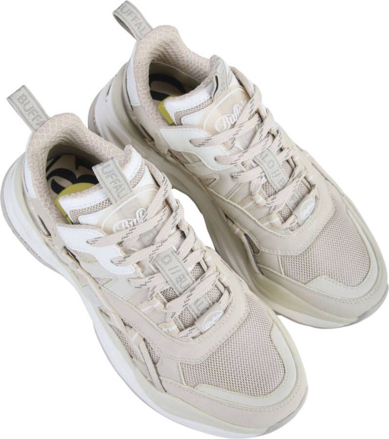 Buffalo Schoenen Beige Triplet hollow sneakers beige