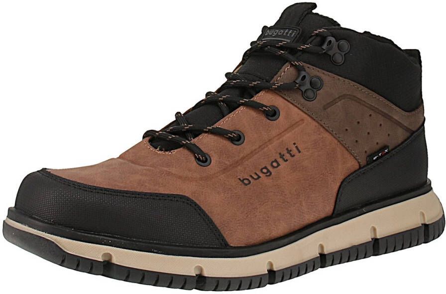 Bugatti Winterlaarzen High Top Sneaker veterboots met modieuze loopzool TEX-membraan