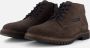 Bugatti hoge bruine suede heren veterschoenen Echt leer - Thumbnail 4