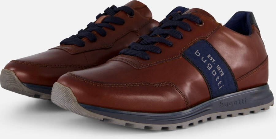 Bugatti Cirino Sneakers cognac Leer