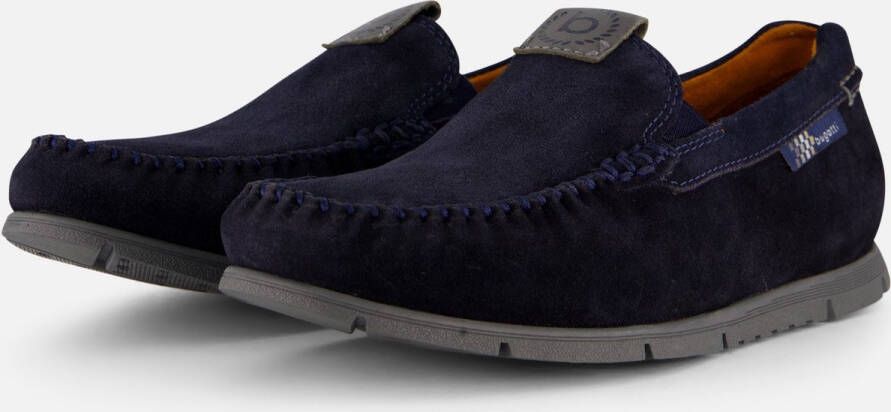 Bugatti Clipperton suède mocassins donkerblauw - Foto 2