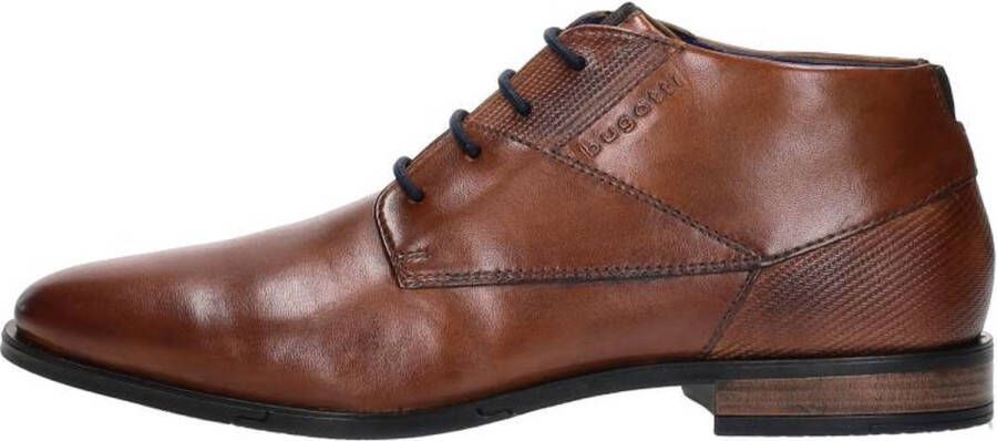 Bugatti Stijlvolle Heren Veterboot in Cognac Brown Heren