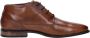 Bugatti Stijlvolle Heren Veterboot in Cognac Brown Heren - Thumbnail 1